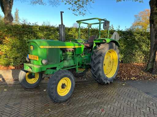 1973 John Deere 2120 Vierwielaangedreven landbouwtractor