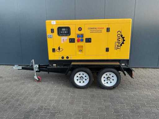 1. Earthmoving machines, generators, storage tents and machines