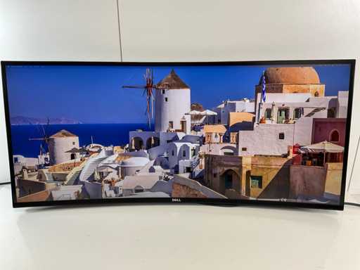 Dell (U3419W) 34", 3440x1440 (UWQHD) Monitor curbat IPS