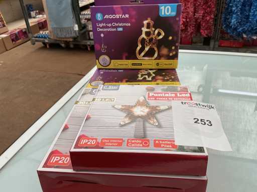 Weihnachten, Led-Dekoration. (4-fach)