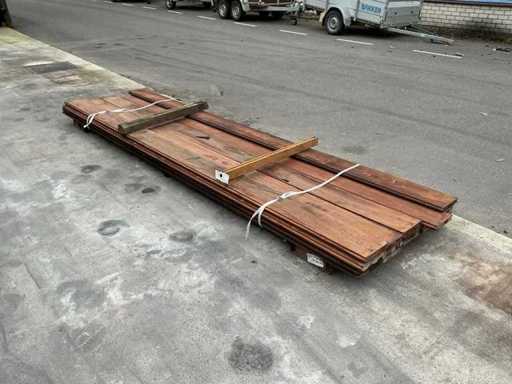Sheet piling Ang. Size 350x18.5x3 cm (17x)