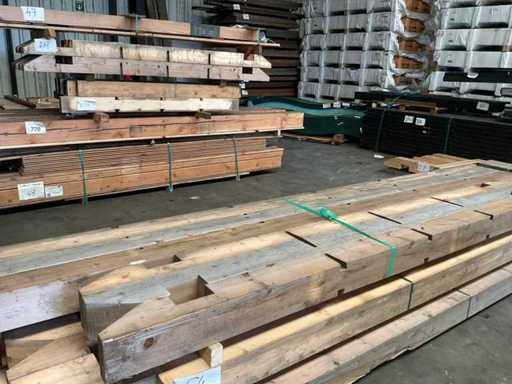 Hobelfichtenstange – 280-370x14x14 cm (6x)