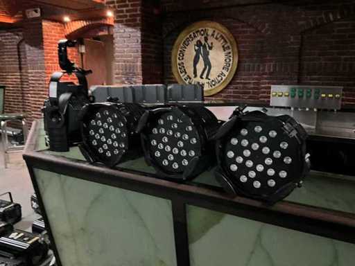 American DJ Opti Led RGB Led par (4x)