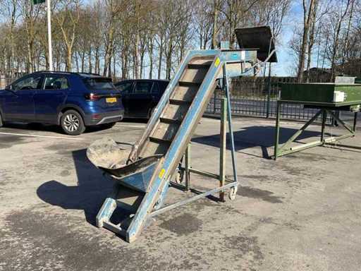 Opvoer transportband