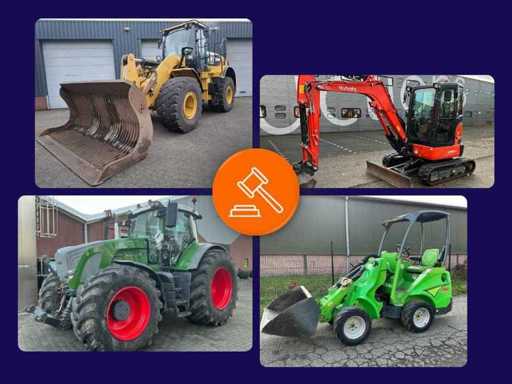 Collective auction for agricultural, green, ground, road, water and transport equipment