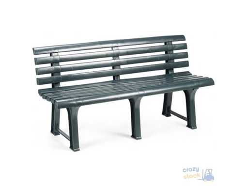 Banc en résine d'orchidée verte Progarden