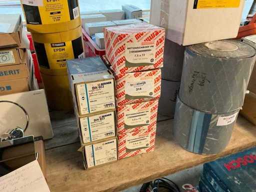 Betonschroeven en slotbouten