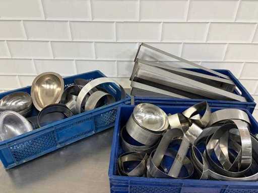 Partij - RVS - Taartvormen