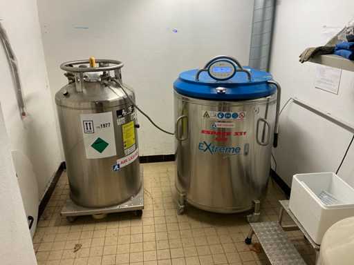 Air Liquide Espace 331 Gas Extreme Cryogenic Storage Tanks (2x)