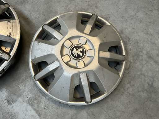 3 kunststoffen autovelgen PEUGEOT