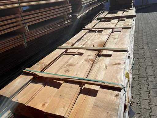 Réduction interchangeable Douglas / Rabais à colombages 5000x190x18 mm (114x)