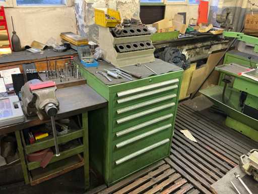 Gereedschapsladekast inclusief inhoud