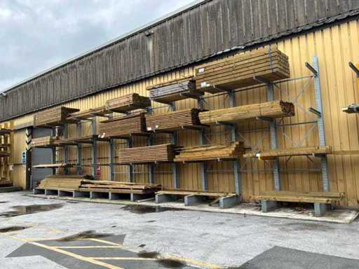 Enkelzijdige Draagarmstelling 12x62