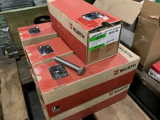 Würth M12x80 stainless steel bolt approx. 350 pieces