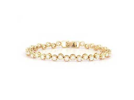 14 KT geelgouden armband met 4,09 cts laboratoriumgekweekte diamant