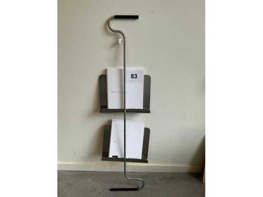 Newspaper/magazine holder standing