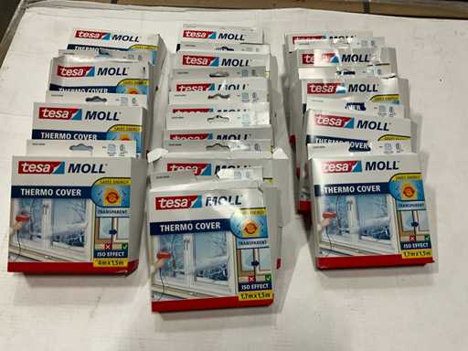 Tesa w różnych rozmiarach termo osłona przezroczysta (16x)