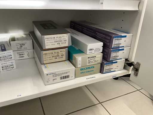 Fascio di colonne HPLC