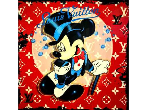 Acryl/epoxy op paneel Micha