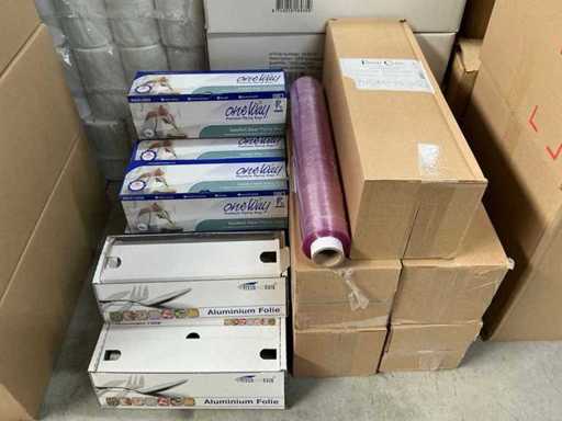 Lot de folie alimentară aprobată pentru alimente/ saci de pipăt/ folie de aluminiu (33x)