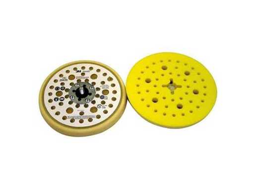 3M Hookit 6 Inch Clean Sanding Soft Disc Pad (7x)