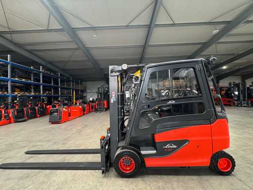 Batterij 2022 Service + UVV 07/2026 Linde E30HL Triplex 3e + 4e Vorkversteller Elektrische Vorkheftruck 9,187 uur