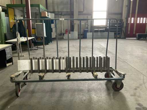 Chariot de transport - Support de plaque