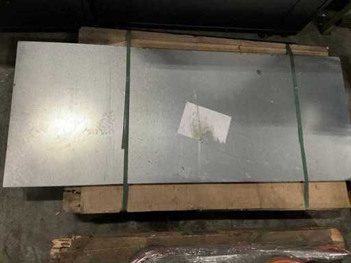 Steel plate 147.5x59x0.1cm (21x)