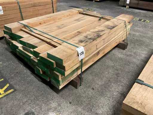 Amerikaans eiken planken geschaafd 45 mm ca. 0,299 m³