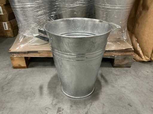 Batch of Zinc Buckets 11L with handles (40x)