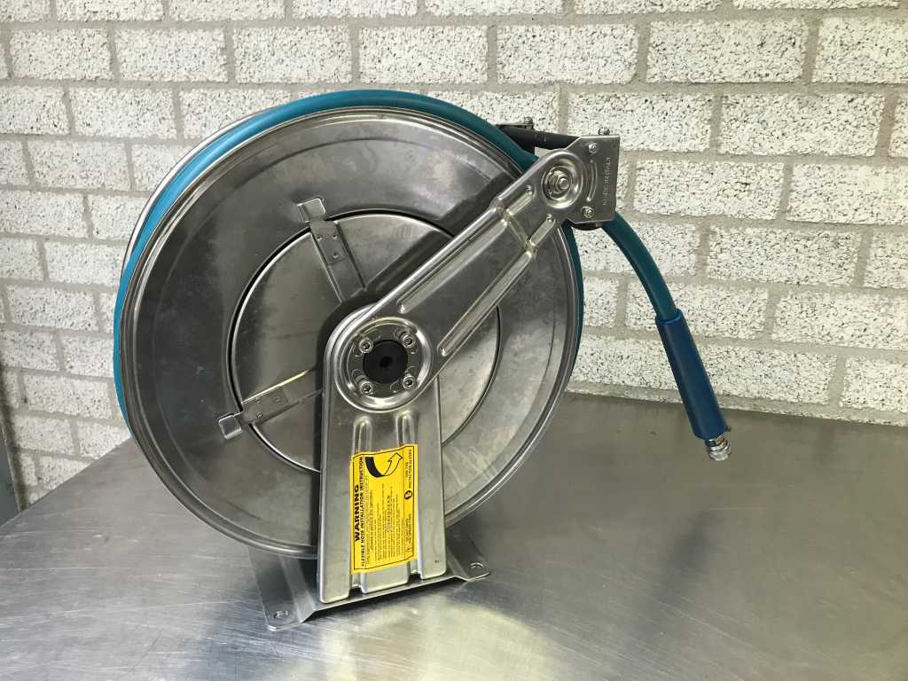 Water hose reel stainless steel