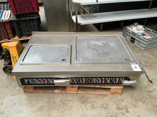 INDUCS Edelstahl-Induktionsgrillplatte