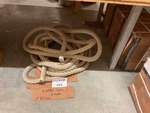 2 x 6 Meter lange Kabel