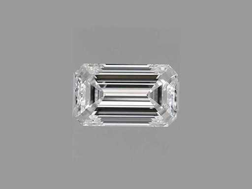 Diamant-smaragdvorm 1,0 cts DE VS