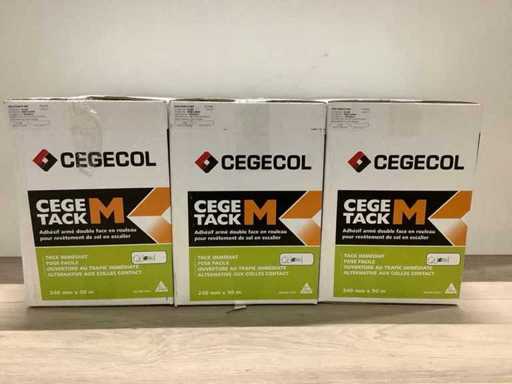 Nastro adesivo CEGETACK M 240 mm × 50 m (3x)