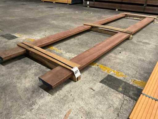 Planches Azobe rabotées 45x190 mm (2x)