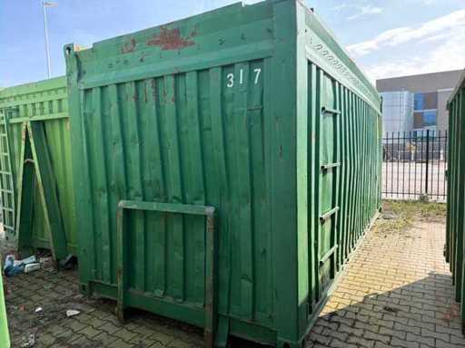 Container de transport cu cablu deschis