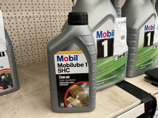 Mobil,inhoud 1 liter Motor olie (7x)