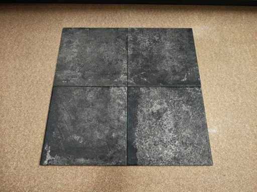 Coem Bricklane Nero Mat Floor Tile 30.5x30.5 cm 47.52 m²