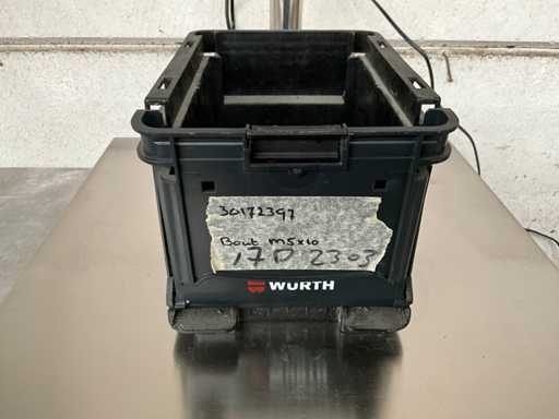 Würth 1,55 kg Bolzen M5 x 10 im stapelbaren Behälter