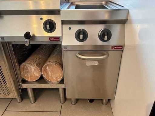 Diamond 1-WELL EL pastakookplaat 400mm