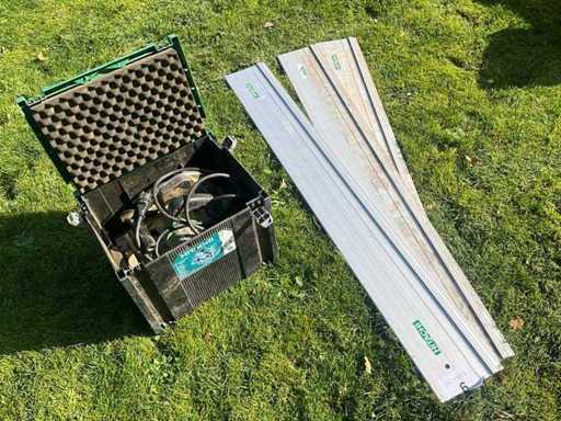 Hitachi C 7UY Invalzaag en geleiderails