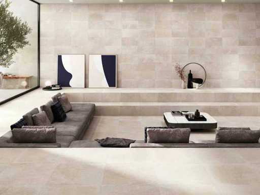 Carrelage de sol 48,6 m2 Town Cream 90x90 cm