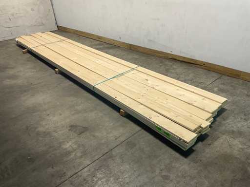 Tavola di abete piallata 540x15x2 cm (30x)