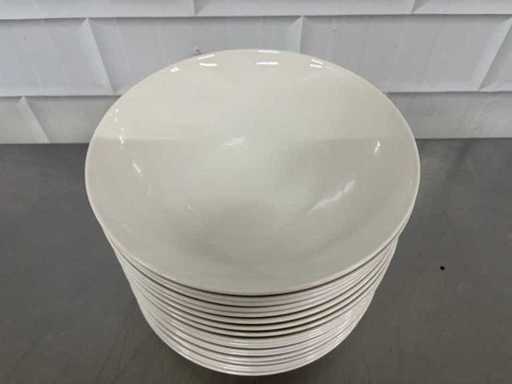 Bon Bistro - Plăci adânci de porțelan (18x)