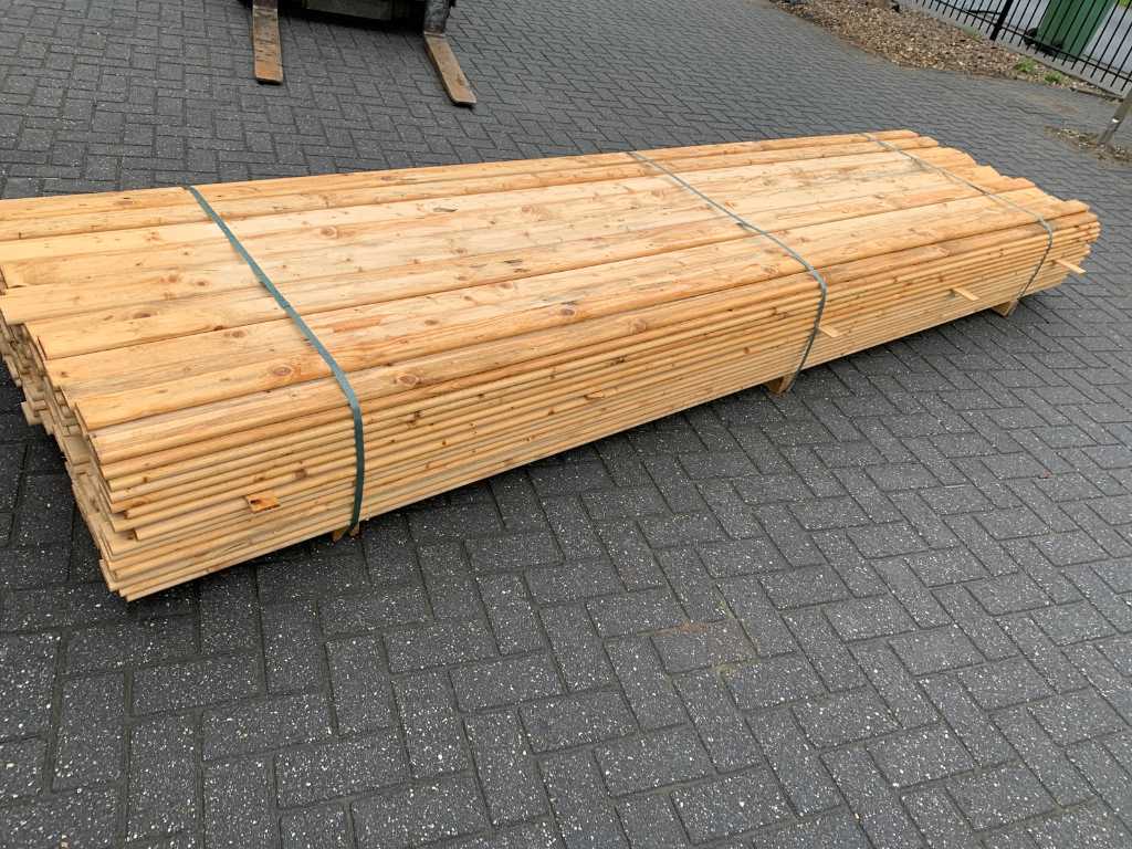 Batch of wooden slats (125x)