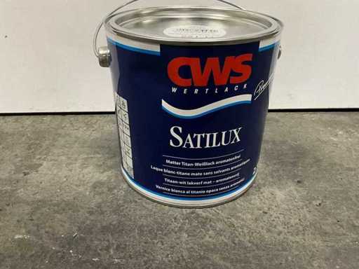 Cws Satilux Base 3 Lakverf “Wit / 2,5 Ltr” (50x)