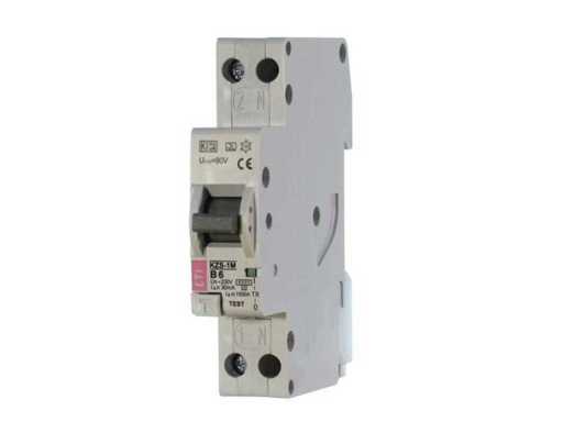 Interruttore elettrico a corrente residua Eti KZS 2P 20a 0.03a B (7x)
