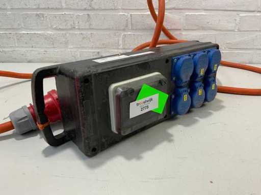 JÄGER DIREKT VERDEELDOOS 400V 32A (6-16A/230V RA) 12907 - Verdeeldoos 400V 32A (6-16A/230V RA)