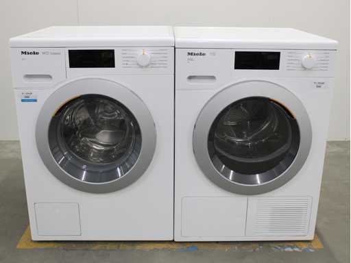 Miele W1 Classic Eco Wasmachine & Miele T1 Eco XL Wasdroger
